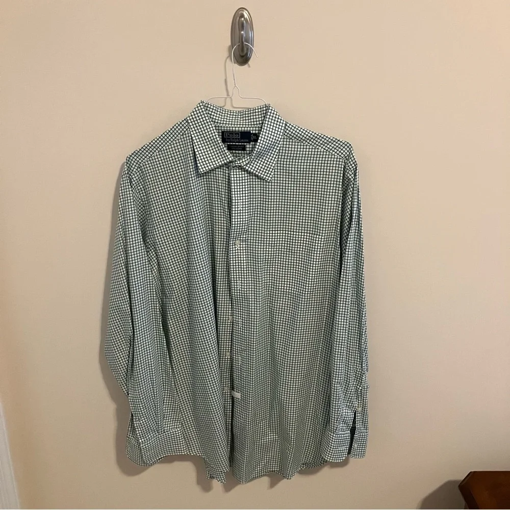 Polo Ralph Lauren Button Down Shirt in Green Checker Extra Large